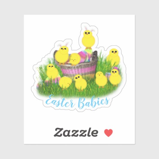 Baby Chicks Easter シール (シート)