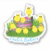 Baby Chicks Easter シール (正面)