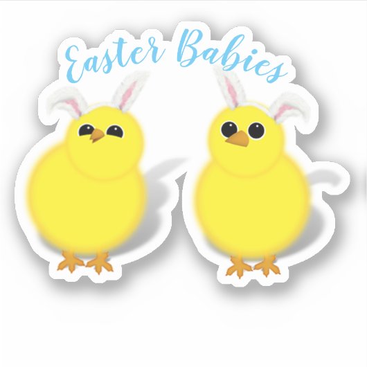 Baby Chicks Easter シール (正面)