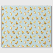 Baby Chicks Pattern | Easter Wrapping Paper ラッピングペーパー (フラット)
