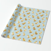 Baby Chicks Pattern | Easter Wrapping Paper ラッピングペーパー (アンロールド)