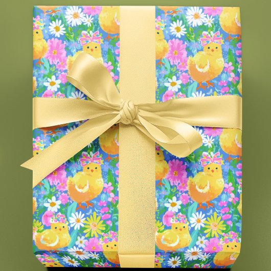 Baby Chicks Pattern | Easter Wrapping Paper ラッピングペーパー