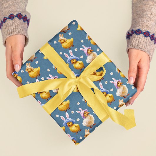 Baby Chicks Pattern | Easter Wrapping Paper ラッピングペーパー