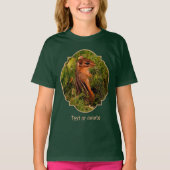 Baby Chipmunk Wildlife Animal Art  Tシャツ (正面)