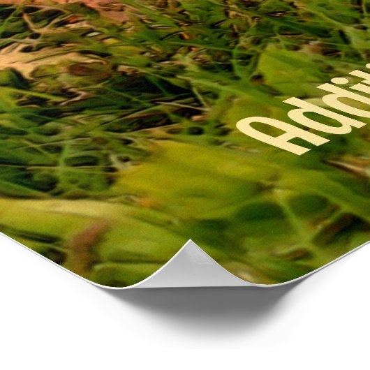 Baby Chipmunks Animal Art Personalized  ポスター (角)