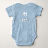 baby clothes ベビーボディスーツ (裏面)