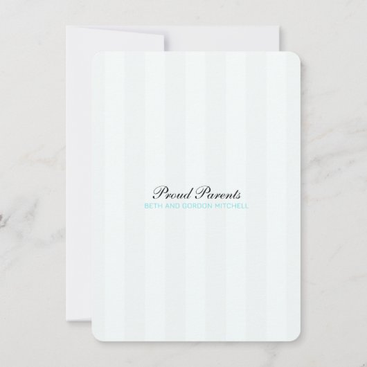 Baby & Co Birth Announcement Card  (裏面)