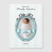 Baby & Co Birth Announcement Magnet (正面)