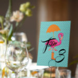BABY & CO Lets Flamingo Shower Party テーブルナンバー<br><div class="desc">Darling,  add the finishing touches to your table tops with these lovely numbered table cards.  Personalize them as you choose,  make as many as you need for your party.  Look for other fun ideas all part of the Sprinkle A Little Love collection.</div>