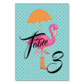 BABY & CO Lets Flamingo Shower Party テーブルナンバー (正面)