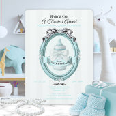 Baby & Co Modern Baby Shower Invitation 招待状