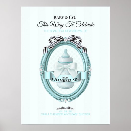 Baby & Co. Welcome Sign ポスター (正面)