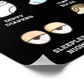 Baby Coming Soon 2026 Forecast Baby Shower Funny N ポスター (角)