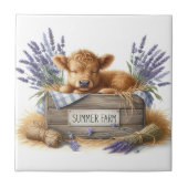 Baby Cow Ceramic Tile タイル (正面)