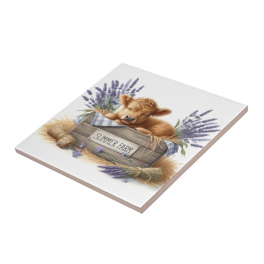 Baby Cow Ceramic Tile タイル (側面)