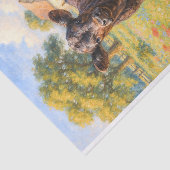 Baby Cow in Pasture Farmhouse Decoupage Paper  薄葉紙 (詳細)