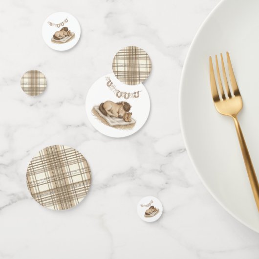 Baby Cowboy Boots and Foal Baby Shower コンフェッティ (グループ)