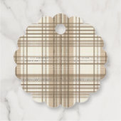 Baby Cowboy Boots and Foal Baby Shower Thank You フェイバータグ (裏面)