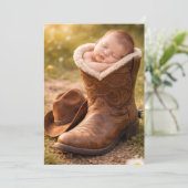 Baby Cowboy Digital Download Shower Invitation 招待状 (スタンド正面)