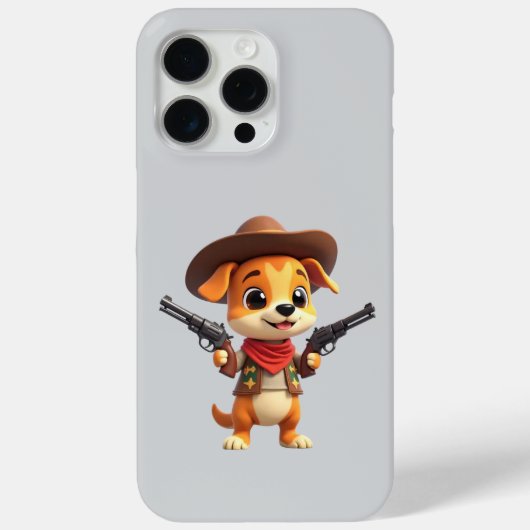 Baby Cowboy Dog iPhone/iPad Case Case-Mate iPhoneケース (裏面)