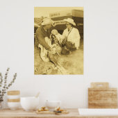 BABY COWBOY POSTER PRINT ポスター (キッチン)