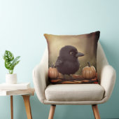 Baby Crow in the Pumpkins クッション (椅子)