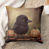 Baby Crow in the Pumpkins クッション (ブランケット)