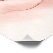 Baby Cupid Animals Nursery Wall Art | Watercolor ポスター (コーナー)