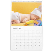Baby Custom Calendar カレンダー (1月 2027)