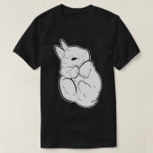 Baby Cute Bunny Owner  Tシャツ (デザイン正面)
