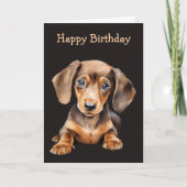 Baby Dachshund カード (正面)