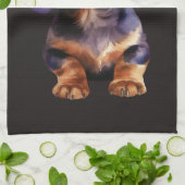 Baby Dachshund キッチンタオル (折り畳み)