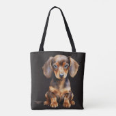 Baby Dachshund トートバッグ (裏面)