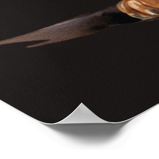 Baby Dachshund ポスター (角)