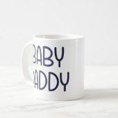 Baby Daddy (すなわち父)ベビーのママ コーヒーマグカップ (正面左)
