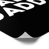 Baby Daddy Funny New &amp; Expecting Dads Father's ポスター (角)