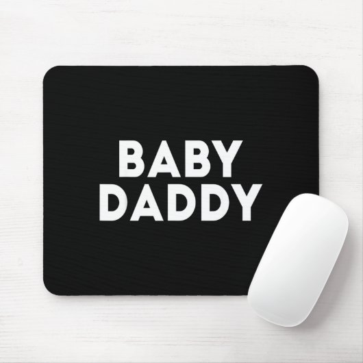 Baby Daddy Funny New & Expecting Dads Father's マウスパッド (マウス)