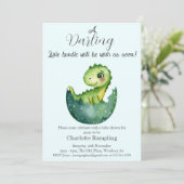 Baby Dino Baby Shower Invitation 招待状 (スタンド正面)