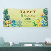 Baby Dino Birthday Banner 横断幕 (トレードショー)