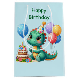 Baby Dino Gift Bag  ミディアムペーパーバッグ