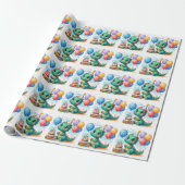 Baby Dino Gift Wrap Papel de regalo ラッピングペーパー (アンロールド)