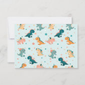 Baby Dino invitation Card! 招待状 (裏面)