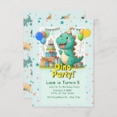 Baby Dino invitation Card! 招待状 (正面/裏面)