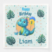 Baby Dino Napkins! Servilleta de papel (正面)