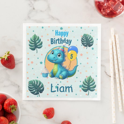 Baby Dino Napkins! Servilleta de papel (インサイチュ)