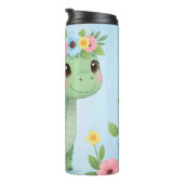 Baby Dinosaur Flower Headband Bliss タンブラー (回転右)
