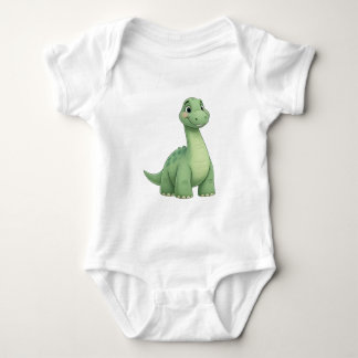 Baby Dinosaur Jersey Bodysuit - Comfort and Style  ベビーボディスーツ