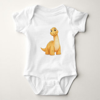 Baby Dinosaur Jersey Bodysuit - Comfort and Style  ベビーボディスーツ