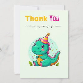 Baby Dinosaur Thank-you Cards サンキューカード