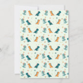 Baby Dinosaur Thank-you Cards サンキューカード (裏面)